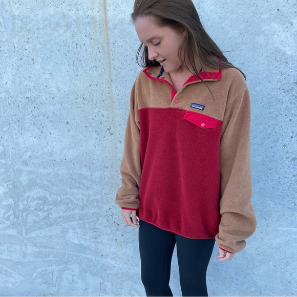 Patagonia Synchilla Snap-T Molten Lava Pullover - Picture 2 of 6